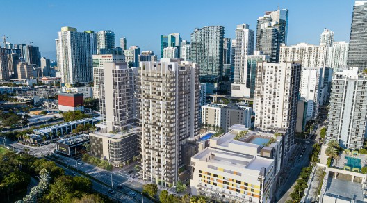 Objekt Brickell Miami Obenansicht